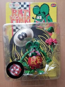 新品未開封 1998s デッドストック　RAT FINK (ラットフィンク) フィギュア　日本製 エドロス ムーンアイズ