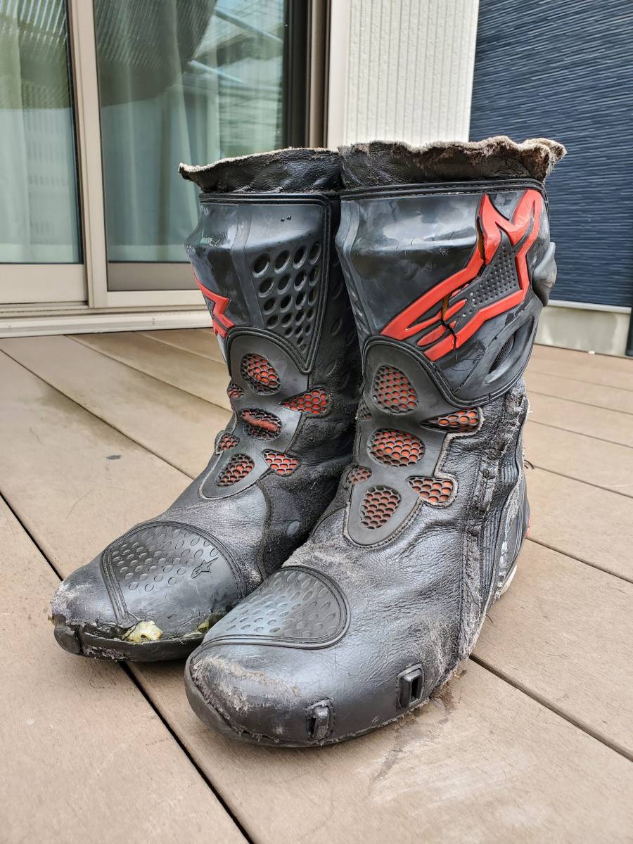 ヤフオク! -「alpinestars supertech r」(靴) (バイクウエア、装備)の