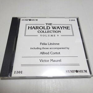 英Symposium「The Harold Wayne Collection 9(歌曲集)」フェリア・リトヴィンヌ/アルフレッド・コルトー/ヴィクトル・モレル/SYMP1101
