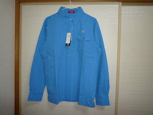  Yonex long sleeve button down shirt blue L size 