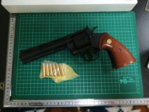 T27　モデルガン タナカ　357マグナム　カートリッジ付き　未発火　インサート 横　動作確認 OK　重さ　610g_画像4