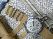 新品 未使用 定価35600 ナイジェルケーボン TIMEX 別注 CAMPER キャンパー 腕時計 ミリタリー ウォッチ タイメックス NATO ベルト 36mm_画像6