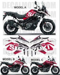 グラフィック デカール 車体用 / スズキ Ｖ－ストローム 650 XT 2019 / SIGN FC RED