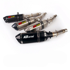 KO Lightning / 370mm スリップオン マフラー / ホンダ CBR250R (MC41 後期) 2014-2016 CB250F (MC43) 2014-2017