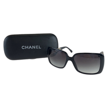 美品 CHANEL シャネル サイドチェーン ココマーク ブラック シルバー プラスチック 5208-0 c.501/3c サングラス レディース 403315_画像10