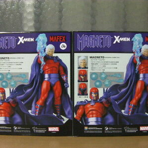 正規品 新品未開封 マフェックス マグニートー 2個 MEDICOMTOY MAFEX No.179 MAGNETO COMIC Ver.の画像2