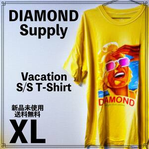 【新品未使用】DIAMOND Supply Vacation S/S T-Shirt XLサイズ ダイアモンド サプライ バケーション Tシャツ