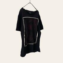 ザラメン　ザラ　Mサイズ　メンズ　Tシャツ　半袖　ブラック　プリント　デザイン_画像3