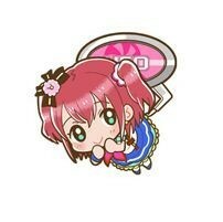 ◆送料無料◆ LOVELIVE SUNSHINE Ruby Kurosawa ラブライブ サンシャイン 黒澤ルビィ アクリルキーチェーン UFOつままれ 青空Jumping Heart