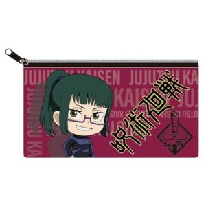 ◆送料無料◆ JUJUTSU KAISEN Maki Zenin small bag 呪術廻戦 禪院真希 フラットポーチ ペンケース 筆箱 ポーチ 小物入れ 禪院 真希 figure