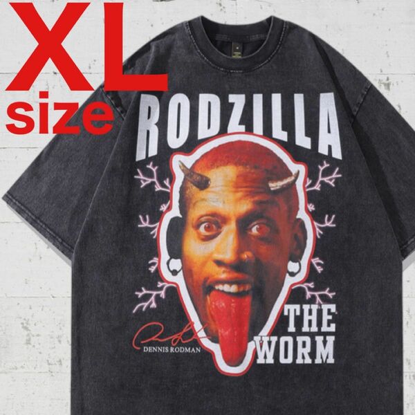 Dennis Rodman　デニス・ロッドマン　ラップTシャツ　ブラック　XL