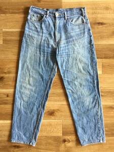 90s ビンテージ Levi's リーバイス シルバータブ 643-0232 デニム テーパード W34 日本製 ジーンズ オールド 1993年製 ジッパーフライ ヒゲ