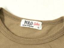 POLO Baby ポロベビー ロンパース ブラウン 70サイズ 23082402_画像3