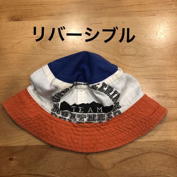50 キッズ リバーシブルハット 帽子 アウトドア