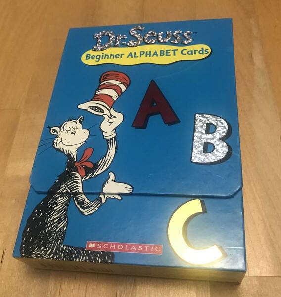 中古 Dr.Seuss Beginner ALPHABET Cards SCHOLASTIC ABC ドクター・スース 英語　カード　アルファベット