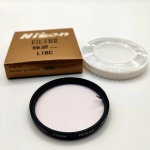 【オススメ】★送料無料★NIKON ニコン filter filtre 52mm L1BC レンズフィルター #g585