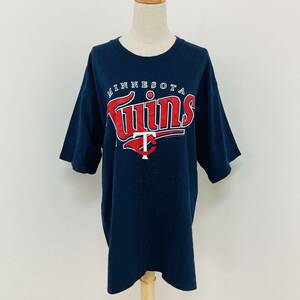 a02742 希少 美品 Lee SPORT MLB MINNESOTA TWINS リー ミネソタツインズ Tシャツ 半袖 L コットン100％ 万能 スポーティチックスタイル