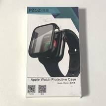 PZOZ Apple Watch 7/8 ケース BB420 保護フィルム アップルウォッチ7/8 カバー 全面保護 耐衝撃 PC アクセサリー 対応 (41mm, クリア)_画像7