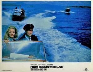 1963年 007 ロシアより愛をこめて ロビーカード ボンド　ショーン・コネリー　 3枚付き