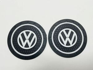 フォルクスワーゲン　VW ドリンク コースター　２枚 72mm。