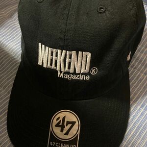 47 NEAT ニート　WEEKEND magazine ブラック　フォーティーセブン　キャップ　帽子