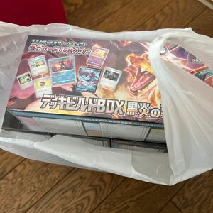 最安値！　Joshin産　デッキビルドBOX 黒炎の支配者 5box シュリンク付　ポケモンカード