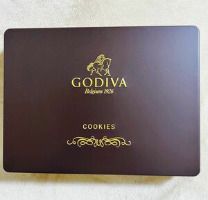 【最終値下げ】GODIVA 空き缶 仕切りトレー有り ショップ袋付