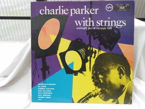 0034143 【LPレコード】 charlie parker with strings チャーリー・パーカー ケーネギー・ホール