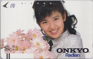 ＝南野陽子＝ 「ONKYO Radian」コンポ特典テレカ　k6770