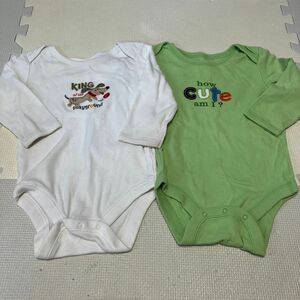 ベビーギャップ　 長袖ロンパース ロンパース肌着　babyGap 6〜12ヶ月 カバーオール　70.80サイズ