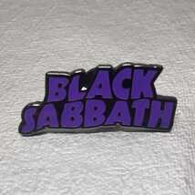 BLACK SABBATH ピンバッジ ピンズ■ロゴ ブラックサバス Master of Reality マスターオブリアリティ ハードロック LIVE DVD ツェッペリン_画像1