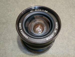 【良品＆動作良好】ヤシカ　YASHICA LENS ML 24mm F2.8 C/Yマウント