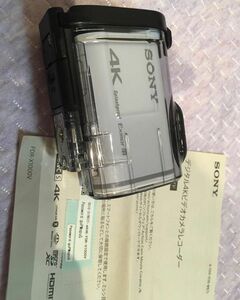 美品　SONY 4Kウェアラブルカメラ アクションカム FDR-X1000V