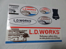 L.D.WORKSエルディーワークス AMERICAN LADDER ステッカー シール ラベル サイズ287-211㎜ L.A.DEPOのオリジナルブランド 未使用 8_画像1