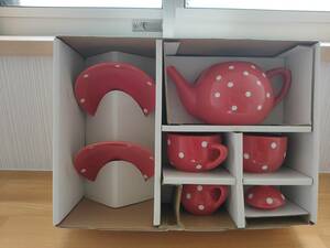 [ unused ] ceramics made toy for tea set 