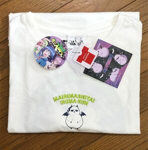 魔入りました！入間くん　Tシャツ　ホワイト　M モフエゴステッカー付き