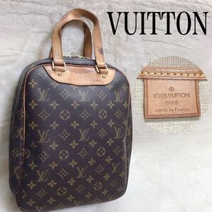 VUITTON エクスキュルシオン モノグラム シューズバッグ ハンドバッグ