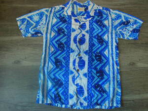9ts 60's Hawaiian Casuals by Stan Hicks　MADE IN HONOLULU 半袖 アロハシャツ ハワイアン