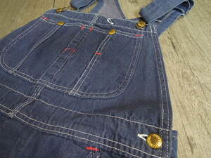 77f 60's VINTAGE UNION MADE ユニオンメイドデニムオーバーオールOVERALLS