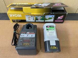 RM5335 RYOBI 7.2V 電池パックセット 充電器 UBC-100 BPH-72 0809