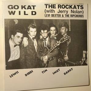 貴重コレクターズ盤!THE ROCKATS/GO KAT WILD LEVI DEXTER ROCKABILLY LP ロカッツ リーバイ ネオロカビリーの画像1