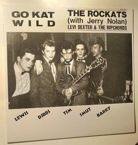 貴重コレクターズ盤!THE ROCKATS/GO KAT WILD LEVI DEXTER ROCKABILLY LP ロカッツ　リーバイ　ネオロカビリー