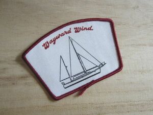 Wayward Wind ヨット プリント ワッペン/釣り キャップ ビンテージ 会社 企業 ① 53
