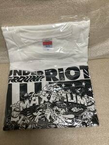 新品 マキシマム ザ ホルモン Under Ground Riot 地下暴動 USA-WHITE ver. Tシャツ XXLサイズ グッズ