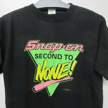 90s アメリカ製　Tシャツ M 黒　Snap-on ヴィンテージ　アメカジ古着　sy3644_画像1