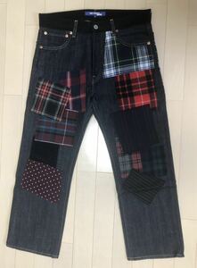 JUNYA WATANABE MAN 14AW パッチワークデニム サイズXS