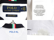 ミドルポニー ■ イタリア 代表 ポロ ラルフローレン 鹿の子 半袖 ポロシャツ ( メンズ M ) 古着 限定 POLO ラガー シャツ タイプ ラグビー_画像4