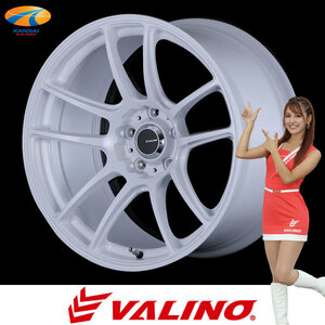 VALINO ヴァリノ Bushou[武将]×Advanti RACING N820S 車検対応 ホイール 18インチ×9.0J 5H 114.3 73.1φ +22 ホワイト 2本