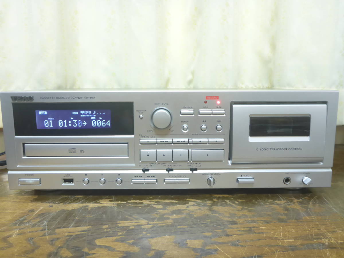 ヤフオク! -「teac ad-850(カセットデッキ cdプレーヤー)」の落札相場