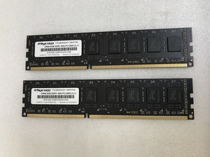 SYCOME PC3-12800U 8GB 2枚組 1セット 16GB DDR3 デスクトップ用 メモリ 240ピン ECC無し DDR3-1600 8GB 2枚で 16GB DDR3 DESKTOP RAM